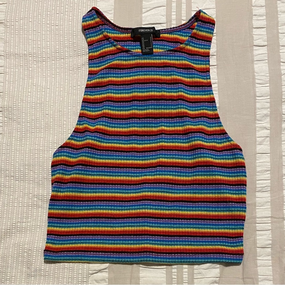 Rainbow Crop Top